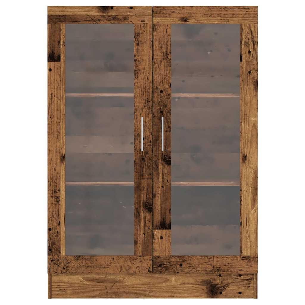 VidaXL Boekenkast 82,5x30,5x115 cm bewerkt hout oud houtkleurig