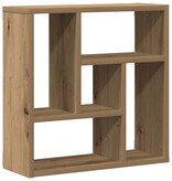 VidaXL Wandschap 45x16x45 cm bewerkt hout artisanaal eikenkleurig