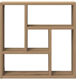 VidaXL Wandschap 45x16x45 cm bewerkt hout artisanaal eikenkleurig