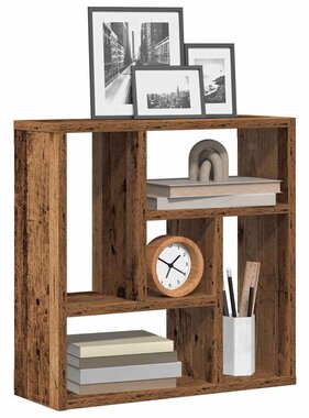 VidaXL Wandschap 45x16x45 cm bewerkt hout oud houtkleurig