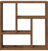 VidaXL Wandschap 45x16x45 cm bewerkt hout oud houtkleurig