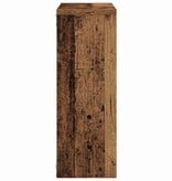 VidaXL Wandschap 45x16x45 cm bewerkt hout oud houtkleurig