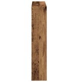 VidaXL Wandschap 90x16x78 cm bewerkt hout oud houtkleurig