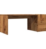 VidaXL Salontafel 90x45x35 cm bewerkt hout oud houtkleurig