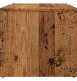 VidaXL Salontafel 90x45x35 cm bewerkt hout oud houtkleurig