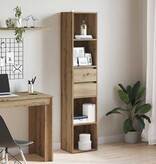 VidaXL Boekenkast 36x30x171 cm bewerkt hout artisanaal eikenkleur