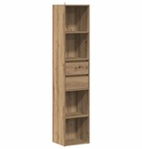 VidaXL Boekenkast 36x30x171 cm bewerkt hout artisanaal eikenkleur