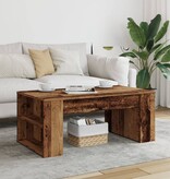 VidaXL Salontafel 102x55x42 cm bewerkt hout oud houtkleurig