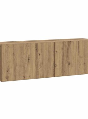 VidaXL Tv-wandmeubel 100x30x30 cm bewerkt hout artisanaal eikenkleurig