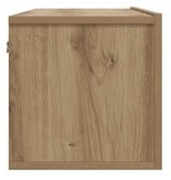 VidaXL Tv-wandmeubel 100x30x30 cm bewerkt hout artisanaal eikenkleurig