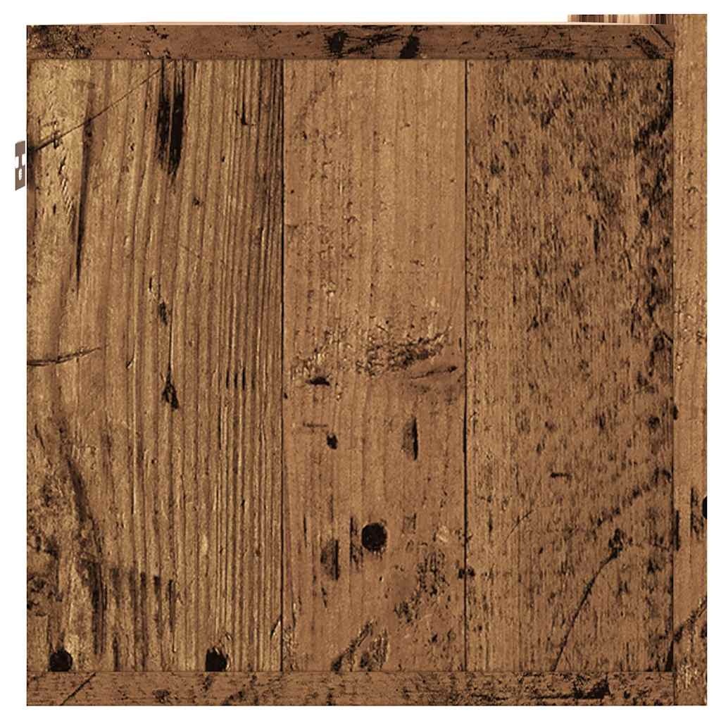 VidaXL Tv-wandmeubel 100x30x30 cm bewerkt hout oud houtkleurig