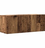 VidaXL Tv-wandmeubel 80x30x30 cm bewerkt hout oud houtkleurig