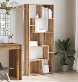 VidaXL Boekenkast 67x24x161 cm bewerkt hout artisanaal eikenkleurig