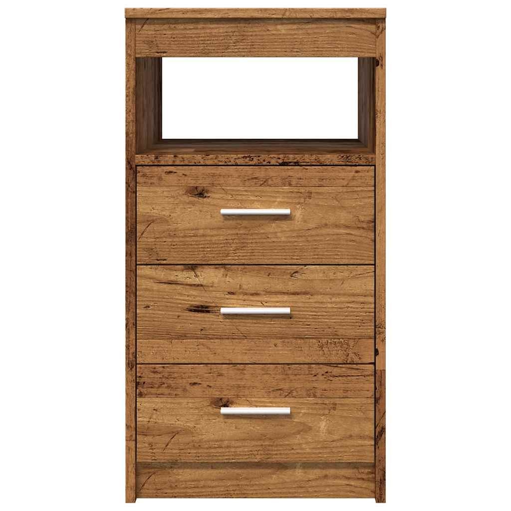 VidaXL Ladekast 40x50x76 cm bewerkt hout oud houtkleurig