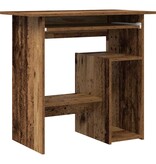 VidaXL Bureau 80x45x74 cm bewerkt hout oud houtkleurig