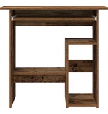 VidaXL Bureau 80x45x74 cm bewerkt hout oud houtkleurig