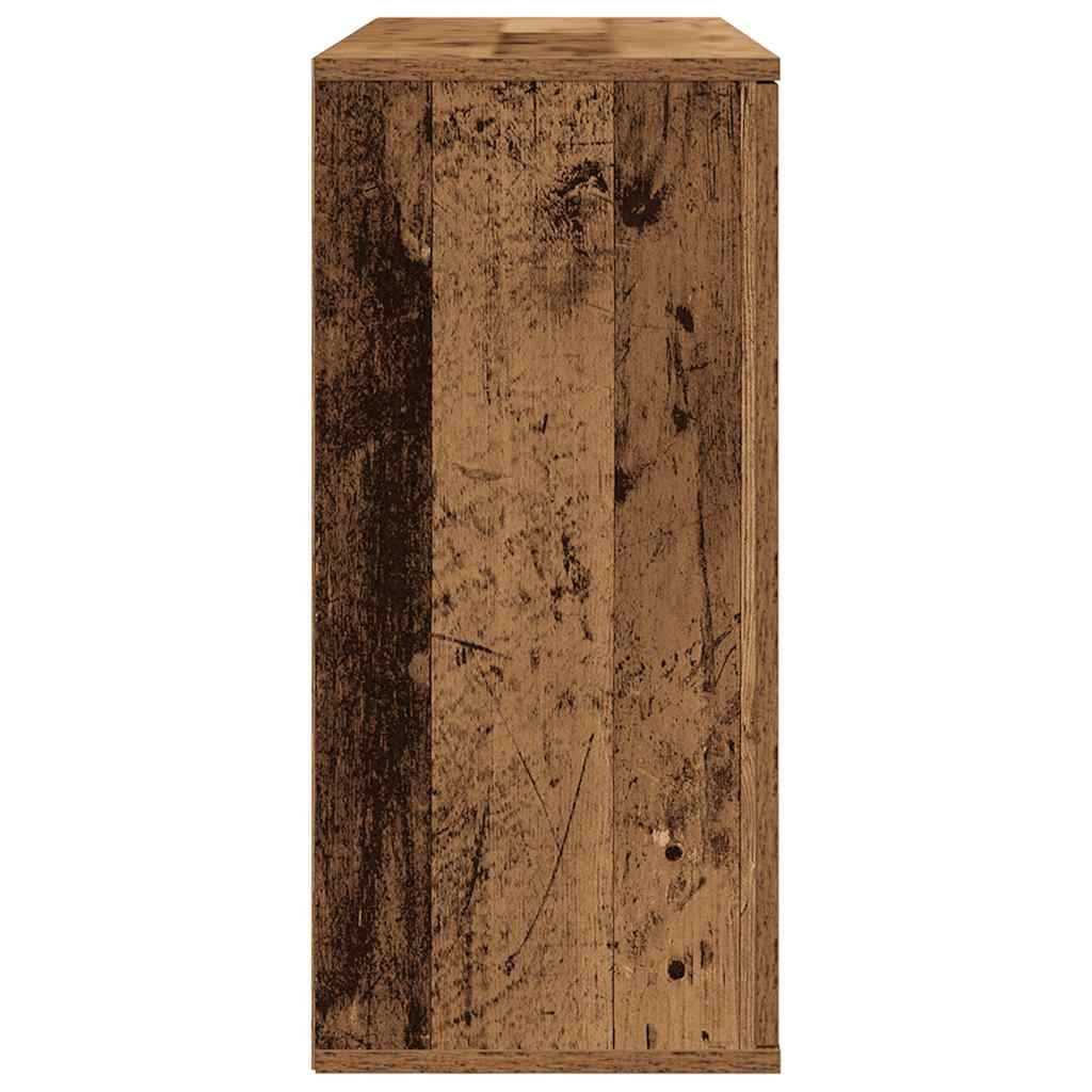 VidaXL Dressoir 90x29,5x65 cm bewerkt hout oud houtkleurig