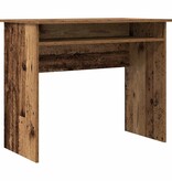 VidaXL Bureau 90x50x74 cm bewerkt hout oud houtkleurig
