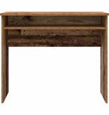 VidaXL Bureau 90x50x74 cm bewerkt hout oud houtkleurig