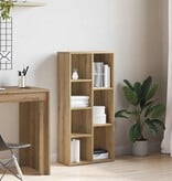 VidaXL Boekenkast 50x25x104 cm artisanaal eikenkleur