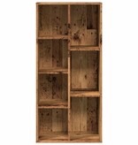 VidaXL Boekenkast 50x25x104 cm oud houtkleurig