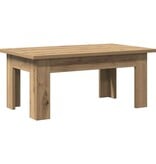 VidaXL Salontafel 100x60x42 cm bewerkt hout artisanaal eikenkleur
