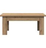 VidaXL Salontafel 100x60x42 cm bewerkt hout artisanaal eikenkleur