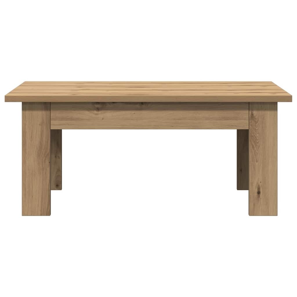 VidaXL Salontafel 100x60x42 cm bewerkt hout artisanaal eikenkleur