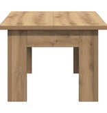 VidaXL Salontafel 100x60x42 cm bewerkt hout artisanaal eikenkleur