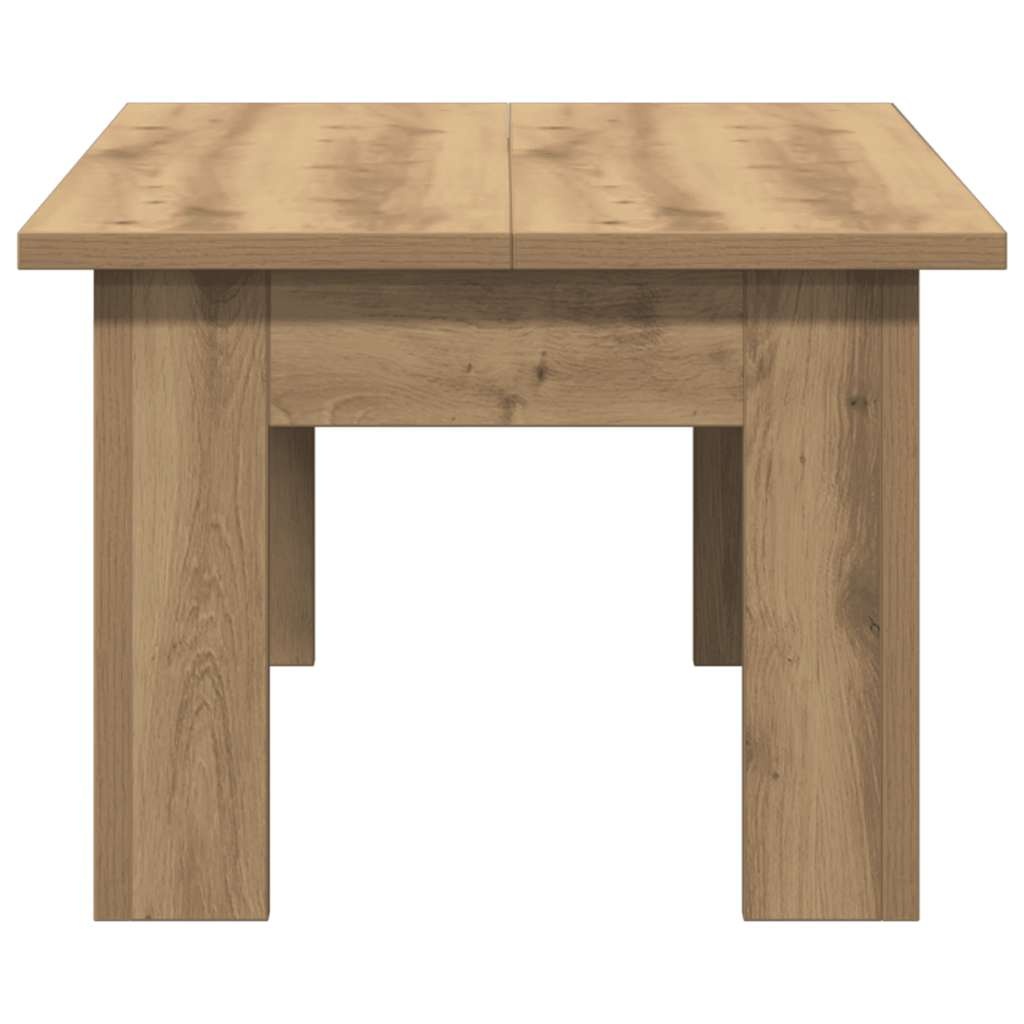 VidaXL Salontafel 100x60x42 cm bewerkt hout artisanaal eikenkleur