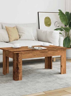VidaXL Salontafel 100x60x42 cm bewerkt hout oud houtkleurig