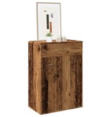 VidaXL Schoenenkast 60x35x84 cm bewerkt hout oud houtkleurig
