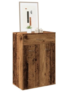 VidaXL Schoenenkast 60x35x84 cm bewerkt hout oud houtkleurig