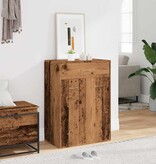 VidaXL Schoenenkast 60x35x84 cm bewerkt hout oud houtkleurig