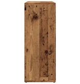 VidaXL Dressoir 91x29,5x75 cm bewerkt hout oud houtkleurig