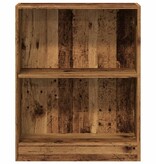 VidaXL Boekenkast 60x24x76 cm bewerkt hout oud houtkleurig