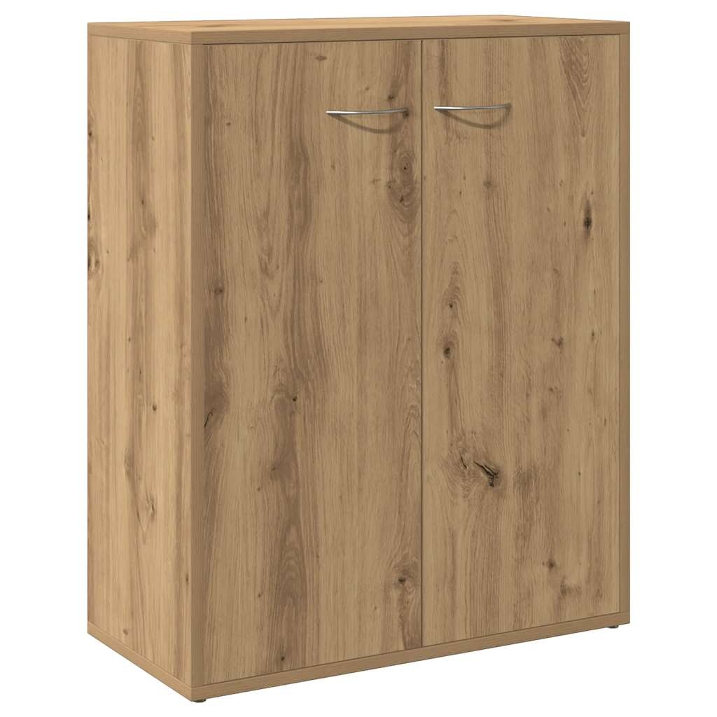 VidaXL Dressoir 60x30x75 cm bewerkt hout artisanaal eikenkleur