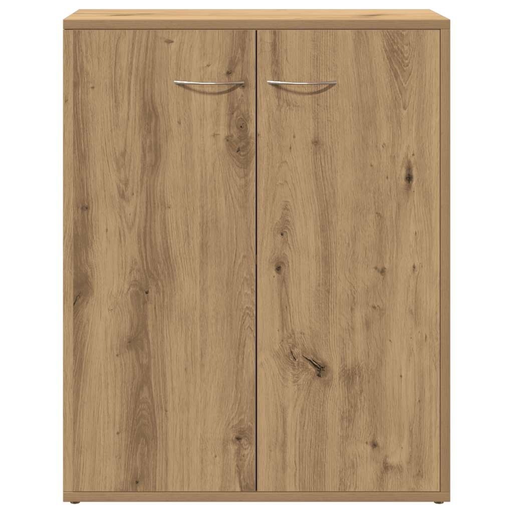 VidaXL Dressoir 60x30x75 cm bewerkt hout artisanaal eikenkleur