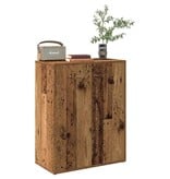 VidaXL Dressoir 60x30x75 cm bewerkt hout oud houtkleurig