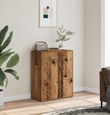 VidaXL Dressoir 60x30x75 cm bewerkt hout oud houtkleurig