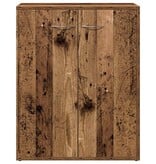 VidaXL Dressoir 60x30x75 cm bewerkt hout oud houtkleurig