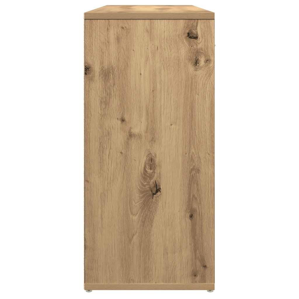 VidaXL Dressoir 88x30x64 cm bewerkt hout artisanaal eikenkleur