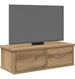 VidaXL Wandkast 60x26x18,5 cm bewerkt hout artisanaal eikenkleur