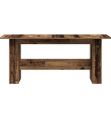 VidaXL Eettafel 180x90x76 cm bewerkt hout oud houtkleurig