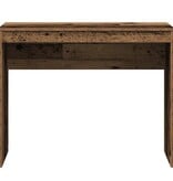 VidaXL Bureau 90x40x72 cm bewerkt hout oud houtkleurig