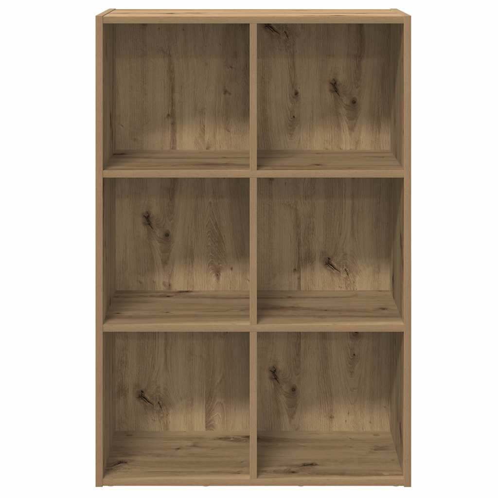 VidaXL Boekenkast/dressoir 66x30x98 cm bewerkt hout artisanaal eiken