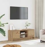VidaXL Tv-meubel 102x30x37,5 cm bewerkt hout artisanaal eikenkleur