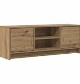 VidaXL Tv-meubel 102x30x37,5 cm bewerkt hout artisanaal eikenkleur