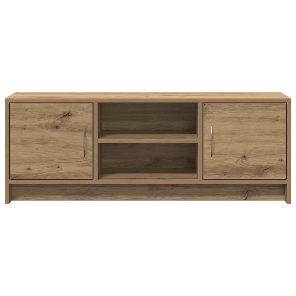 VidaXL Tv-meubel 102x30x37,5 cm bewerkt hout artisanaal eikenkleur