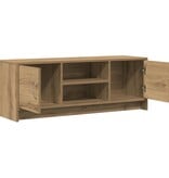 VidaXL Tv-meubel 102x30x37,5 cm bewerkt hout artisanaal eikenkleur